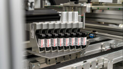 Inkjet printer integrated in industrial machine plant