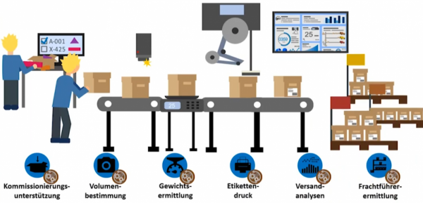 LogiExert Versandlinie Grafik