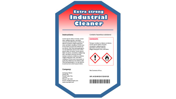 Produktetikett mit Unique Formula Identifier (UFI)