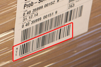 Transportetikett Detail NVE