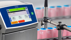 Linx 8900 CIJ Drucker codiert Plastikdeckel