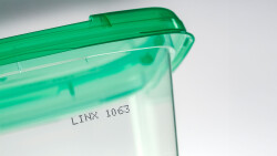 Fettdurchdringende Tinte 1063 auf Kunststoff