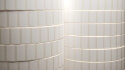 Rolls with blank labels