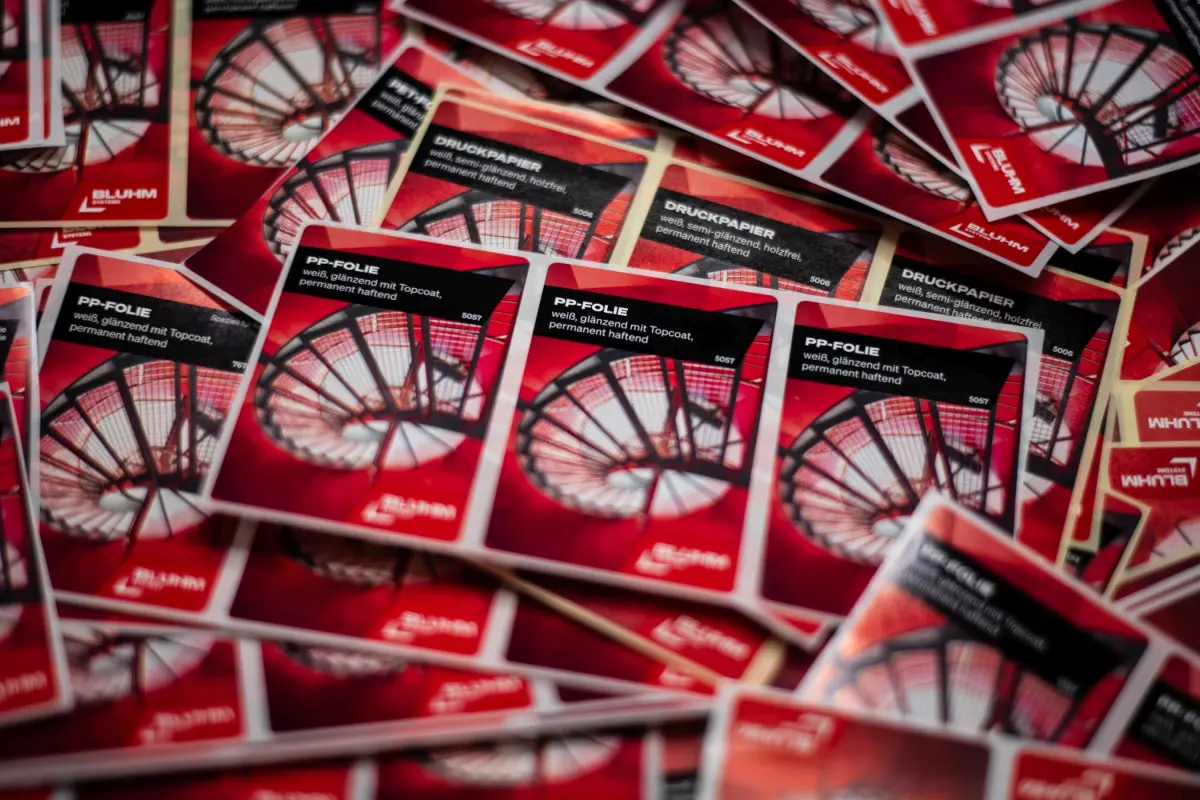 Etikettenmuster Produkt-Imagebild