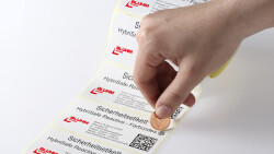 Sicherheitsetiketten