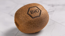 Kiwi with laser marking