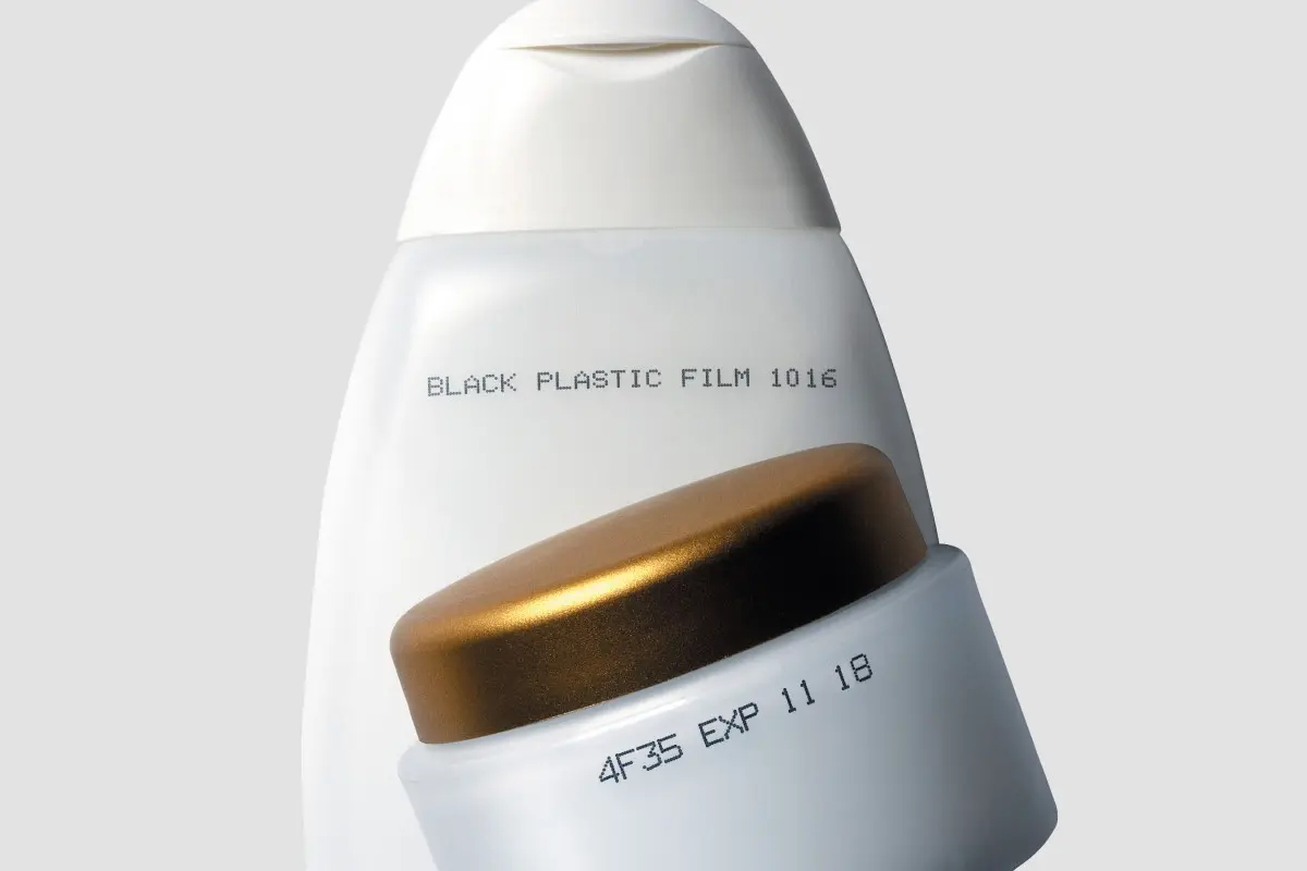 Inkjet printing on cosmetic packaging