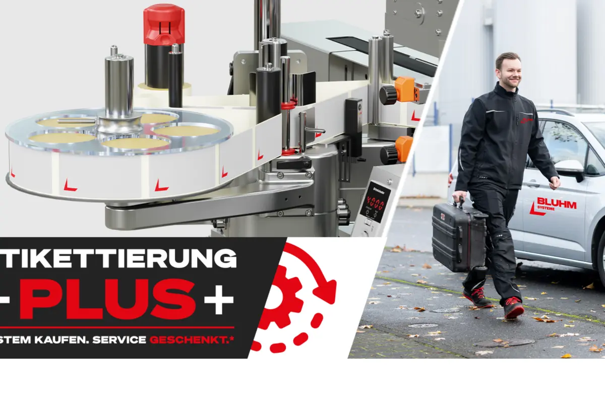 Etikettierung Plus Header Landingpage