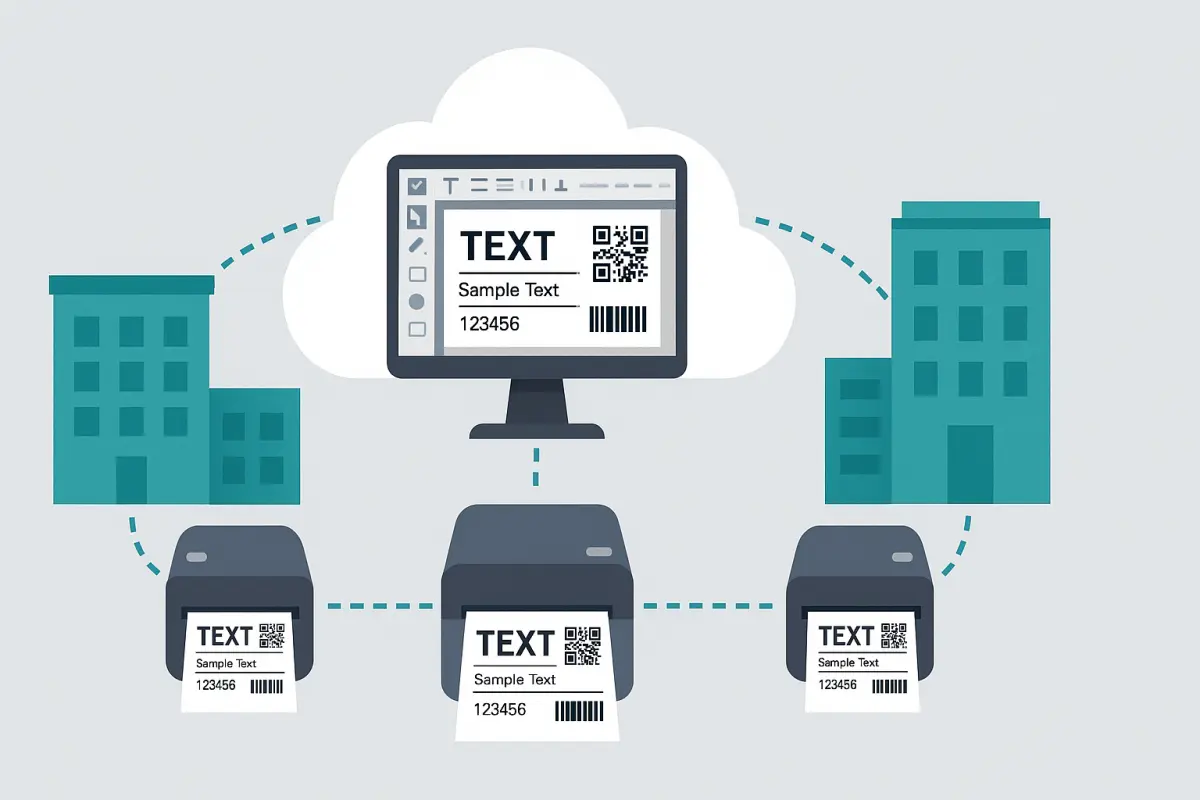Labelling and marking software Loftware Cloud - Centralised control